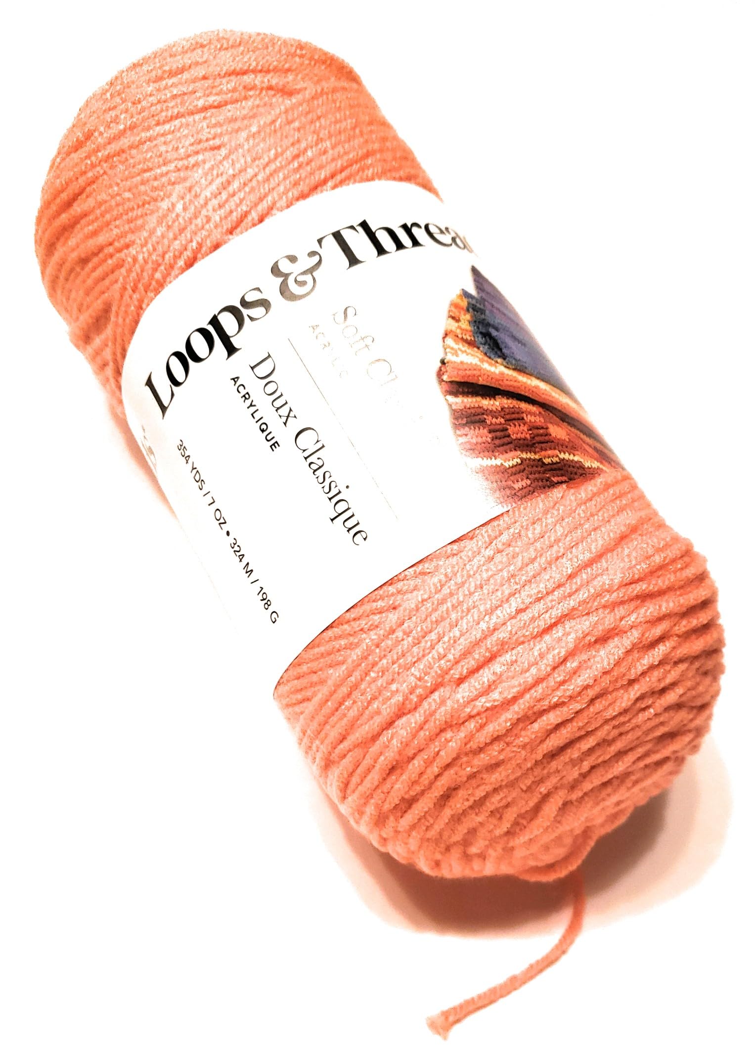 Amazon.com: Soft Classic Yarn by Loops & Threads - 354 Yards - Coral